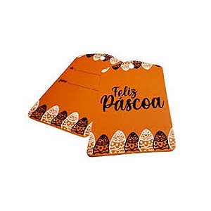 Tag Páscoa Decorada 10un - Hiper Embalagens