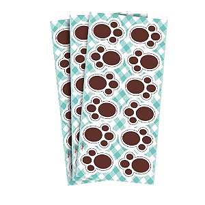 Adesivo Decorativo Páscoa Patinhas Marrom - Regina