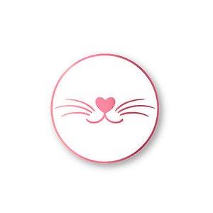 Etiqueta Focinho Rosa 30un - Stickr