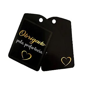Tag Obrigado Pela Preferência 10un - Hiper Embalagens