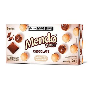 Wafer Bolinhas Recheio Chocolate 120g - Barion
