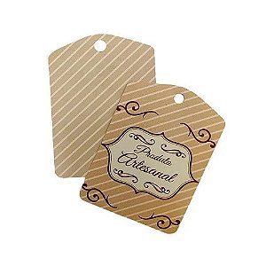 Tag Produto Artesanal 10un - Hiper Embalagens