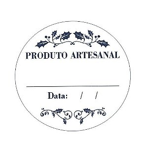 Etiqueta Adesiva Elegance Data Artesanal 60un - Hiper Embalagens