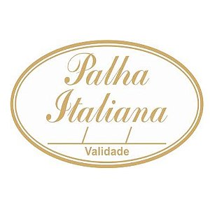 Etiqueta Adesiva Palha Italiana 100un - Hiper Embalagens