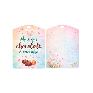 Tag Páscoa Mais Que Chocolate 10un - Hiper Embalagens