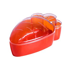 Cake Box Cenoura Com Tampa Bicolor 750ml - Blue Star