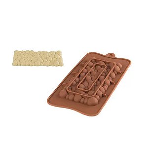Molde de Silicone Chocolate FT371 - Silver