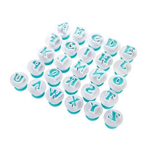 Marcador Ejetor Letras 26un - Silver