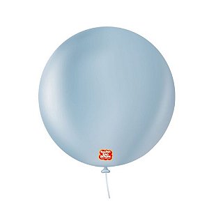 Balão 5 Liso Redondo Azul Retro 50un - São Roque