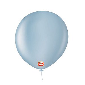 Balão 11 Liso Redondo Azul Retro 25un - São Roque