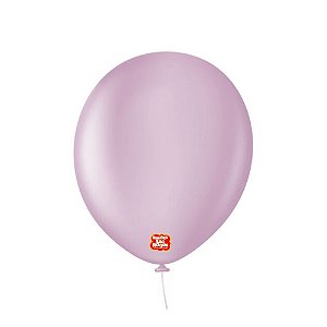 Balão 11 Liso Redondo Lilás Retro 25un - São roque