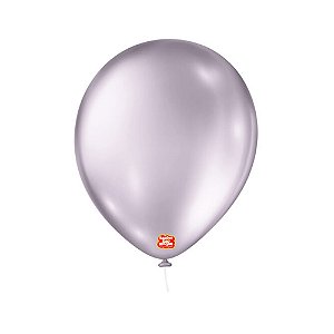 Balão 11 Metálico Lilás Soft 25un - São Roque