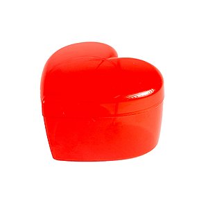 Coração Box Vermelho Translúcido 750ml - Blue Star