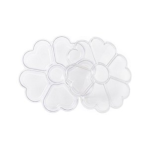 Fondue Box Flor de Corações Transparente - Blue Star