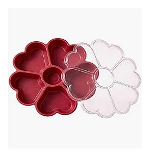 Fondue Box Flor de Corações Marsala - Blue Star