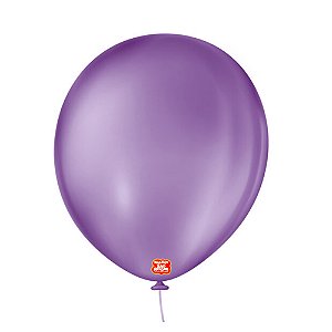 Balão 11 Liso Redondo Roxo Ametista 25un - São Roque