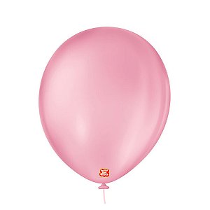 Balão 11 Liso Redondo Rosa Tutti Frutti 25un - São Roque