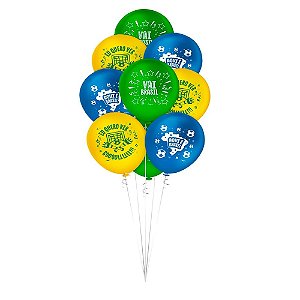 Balão 9 Copa do Mundo 25un - Regina