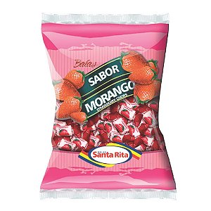 Bala Morango 600g - Santa Rita