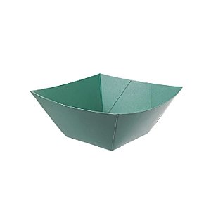 Bandeja Papel Dobrável 15Cm Verde 3un - Silver