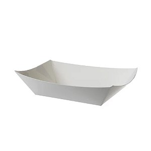 Bandeja Papel Dobrável 14,5Cm Branco 10un - Silver