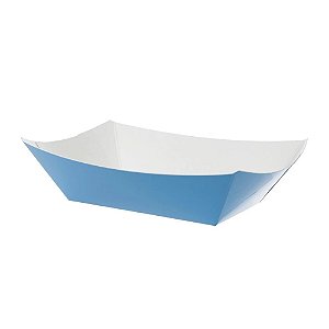 Bandeja Papel Dobrável 14,5Cm Azul Bebê 10un - Silver
