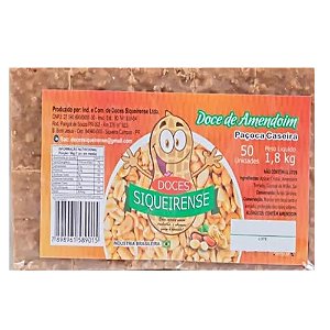 Paçoca Caseira 50Un 1,8Kg - Siqueirense