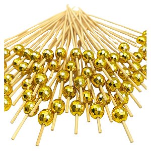 Palito Bambu 12Cm 20Un - Silver