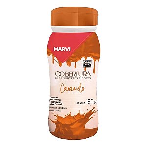 Cobertura Sorvete Caramelo 190g - Marvi