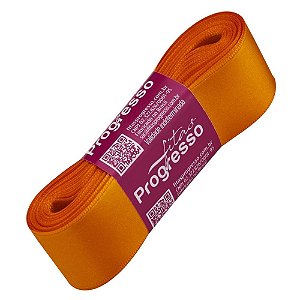 Fita Cetim Laranja n7 10mt - Progresso