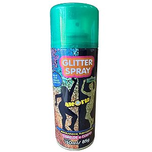 Glitter Spray Verde 150ml - Dalegria