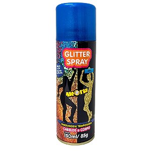 Glitter Spray Azul 150ml - Dalegria