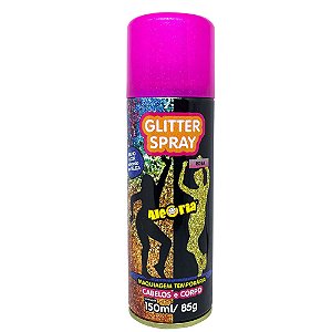 Glitter Spray Rosa 150ml - Dalegria