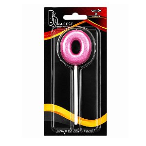 Vela Citrus Metali Pink Número 0 - Alchester