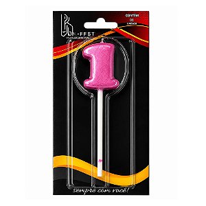 Vela Citrus Metali Pink Número 1 - Alchester