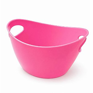 Cachepot Oval Rosa Bebê - Oldaniplast