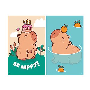 Cartaz Decorativo Capivara - Regina