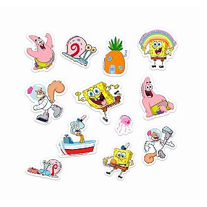 Mini Personagens Bob Esponja 12un - Regina
