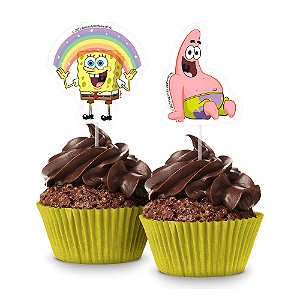 Picks Para Doces Bob Esponja - Regina