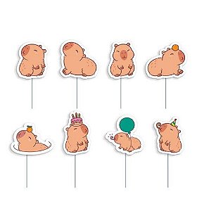 Picks Para Doces Capivara 8un - Regina