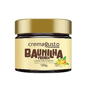 Pasta Saborizante Baunilha French 180g - Cremagusto