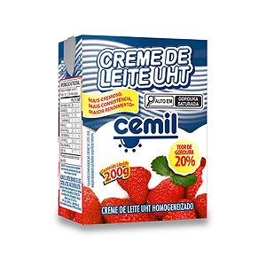 Creme De Leite 20% 200g - Cemil