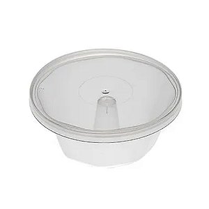 Mini Forma Pudim Com Tampa 80ml 20un - Plastilânia