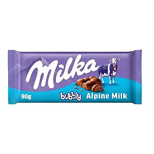 Chocolate Bubbly Alpine Milk 90g - Milka