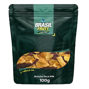 Batata Doce Mix Chips 100g - Brasil Frutt