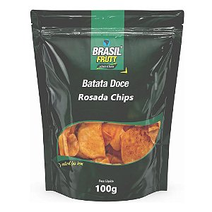 Batata Doce Rosada Chips 100g - Brasil Frutt