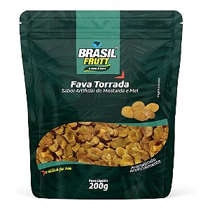 Fava Torrada Mostarda e Mel 200g - Brasil Frutt