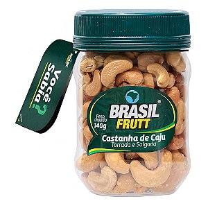 Castanha de Caju Torrada e Salgada 140g - Brasil Frutt