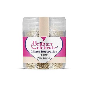 Glitter Para Decoração Nude 5g - Brilhart
