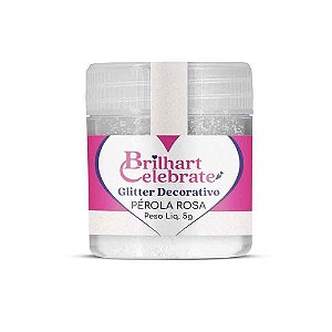 Glitter Para Decoração Pérola Rosa 5g - Brilhart
